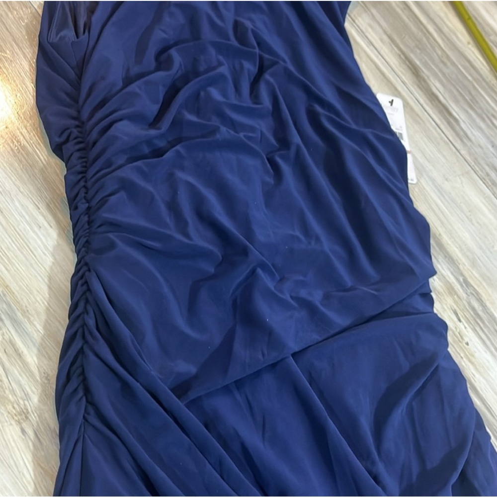 NWT navy Laundry By Shelli Segal Navy Maxi Dress - Picture 12 of 13